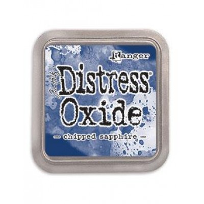 Distress Oxide Ink Pad - Tim Holtz - couleur «Chipped Sapphire»